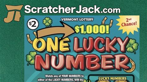 vt lottery scratch tickets